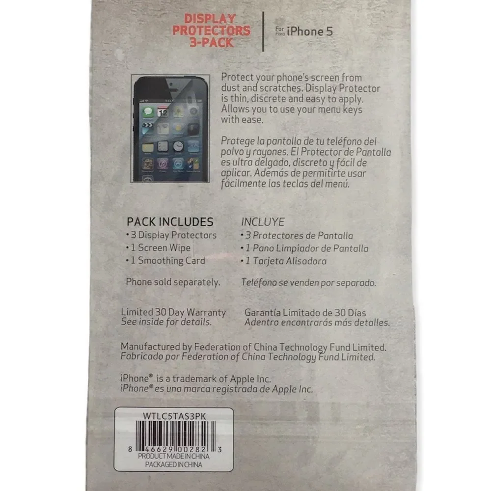 🆕iPhone 5 Display Screen Protectors 3 Pack